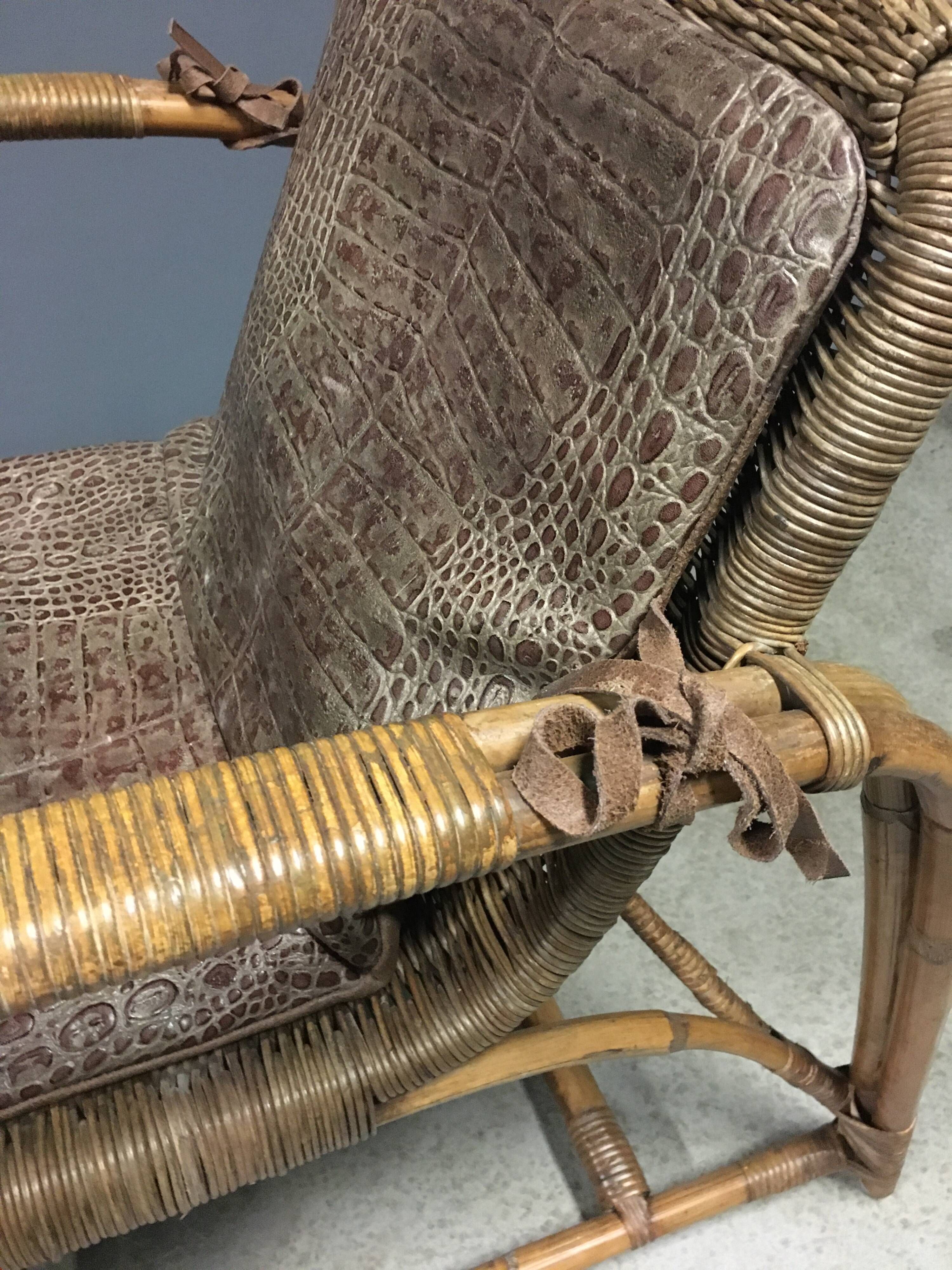 Erich Dieckmann - Fauteuil - Rotin - Années 1930 Bauhaus