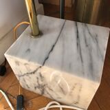 Arc floor lamp by Harvey Guzzini brass model