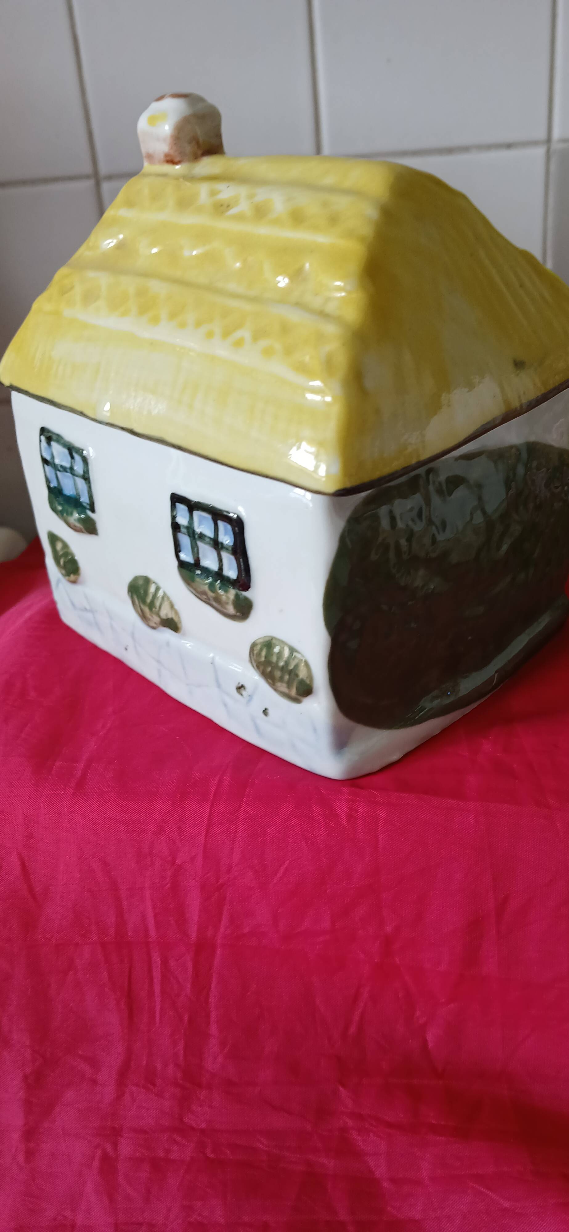 Vintage candy box with barbotine sugar