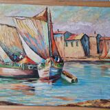 Navy, oil painting