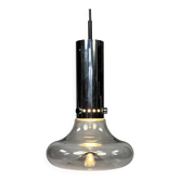 Vintage Space Age Pendant Lamp, Herbert Proft, Glashütte Limburg