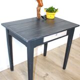 Petite table bureau carbone en bois