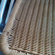 Chaises scoubidou et aluminium