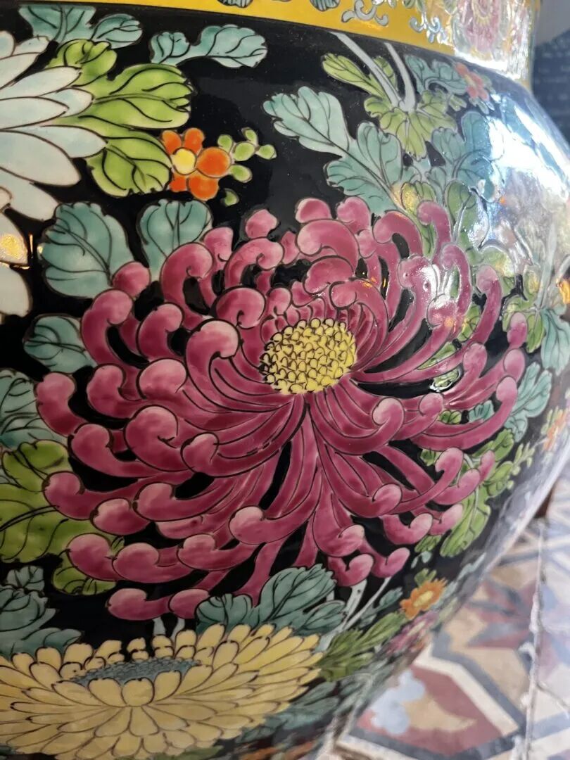 Pot de fleurs XXL asiatique