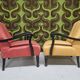 "Art Deco armchair pair 1930"