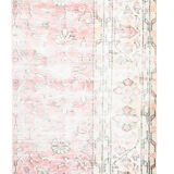 2x9 shabby chic vintage runner rug, 74x265cm