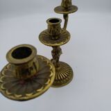 Candélabre à trois bras en bronze