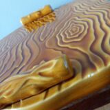 Noblaceram Limoges wood-effect slip cheese board