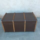 Old travel trunk