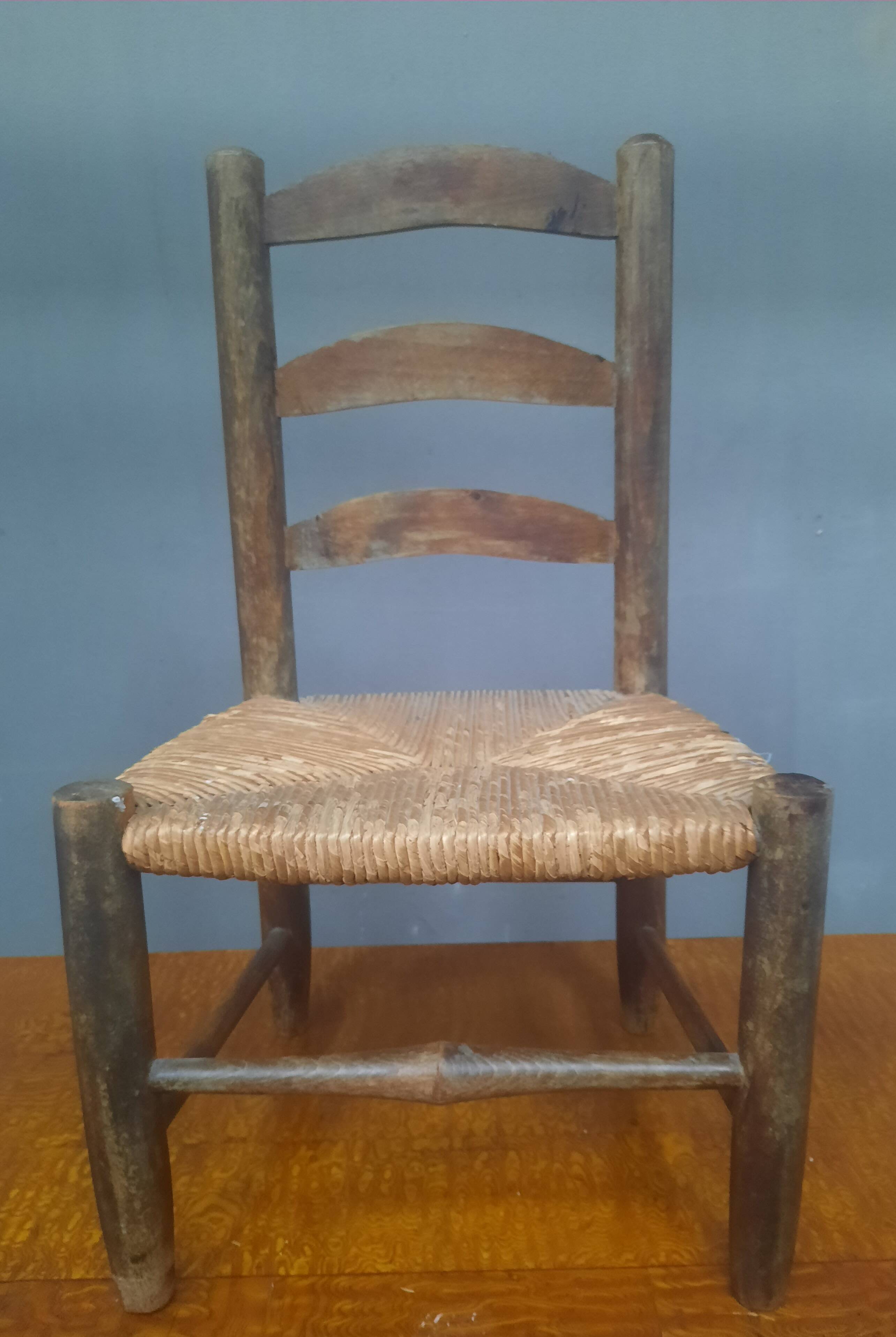 Straw children's chair