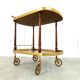 Neoclassical brass drinks  trolley, 1960s