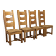 Ensemble de 4 chaises de salle à manger, années 1970