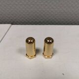 Salt and pepper set in 24 carat gold plating