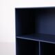 Montana bookcase – blue – 4 shelves