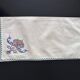 12 old hand-embroidered towels