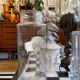 Bocal d'apothicaire en verre