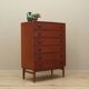 Teak chest of drawers, Danish design, 1960s, designer: Kai Kristiansen