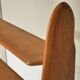Solid oak shelf, Pierre Cruege 1950