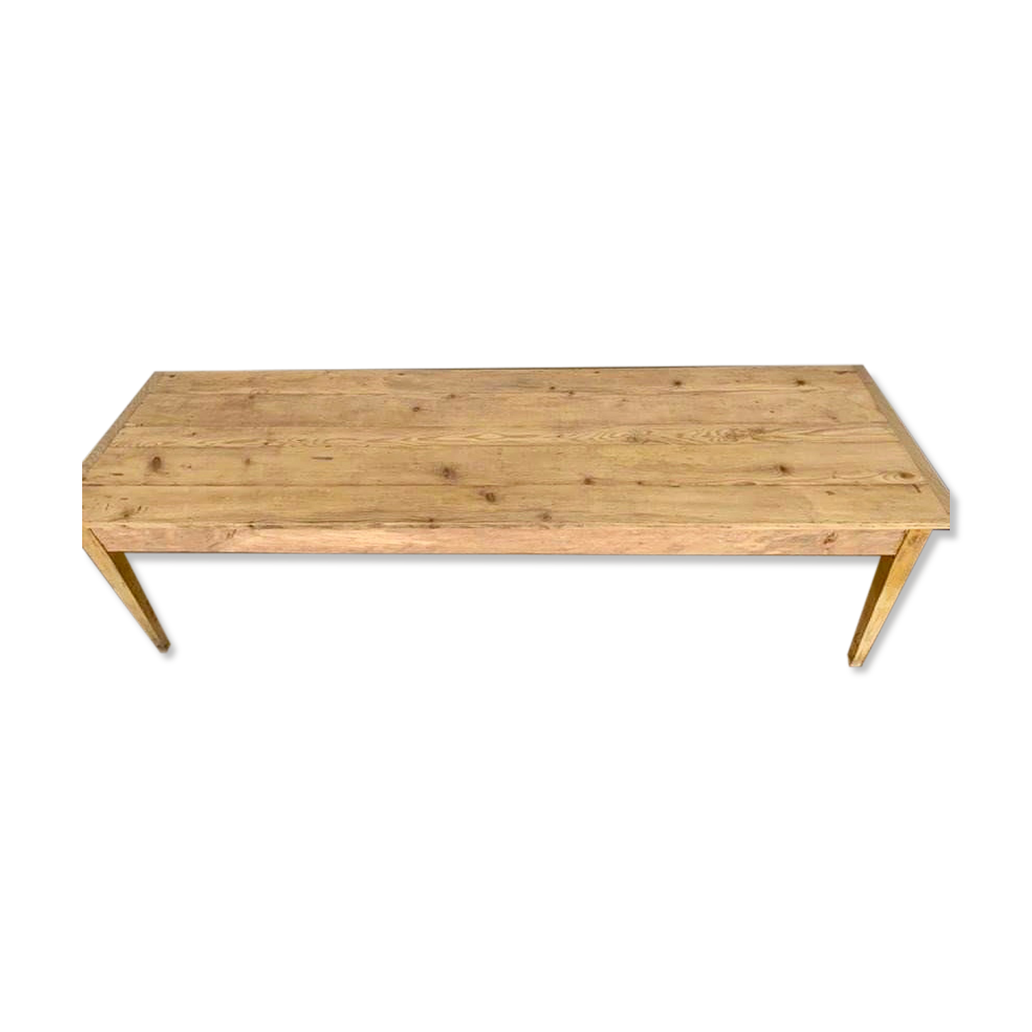 Farm table bistro bar light wood foot fuseau