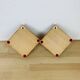 Pair of wooden hooks, wall coat rack