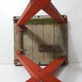 old folding wooden side table