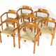 Ensemble de 7 chaises de salle à manger
