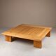 Table basse japonisante