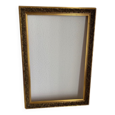Gold leaf gilded frame for painting or print - 57 x 40 cm