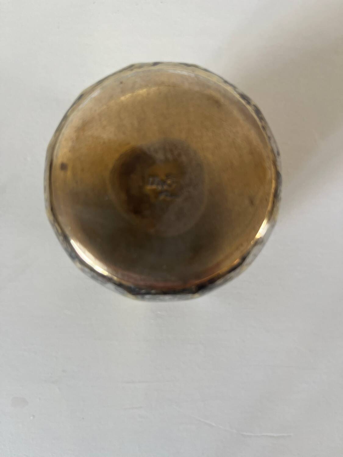 LeNôtre silver metal tumbler