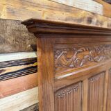 Antique walnut safe - Early 20th century