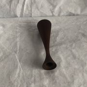 Bougeoir en bois de Bouleau teinté vintage , design scandinave
