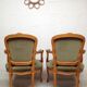 Paire de fauteuils cabriolets Louis XV