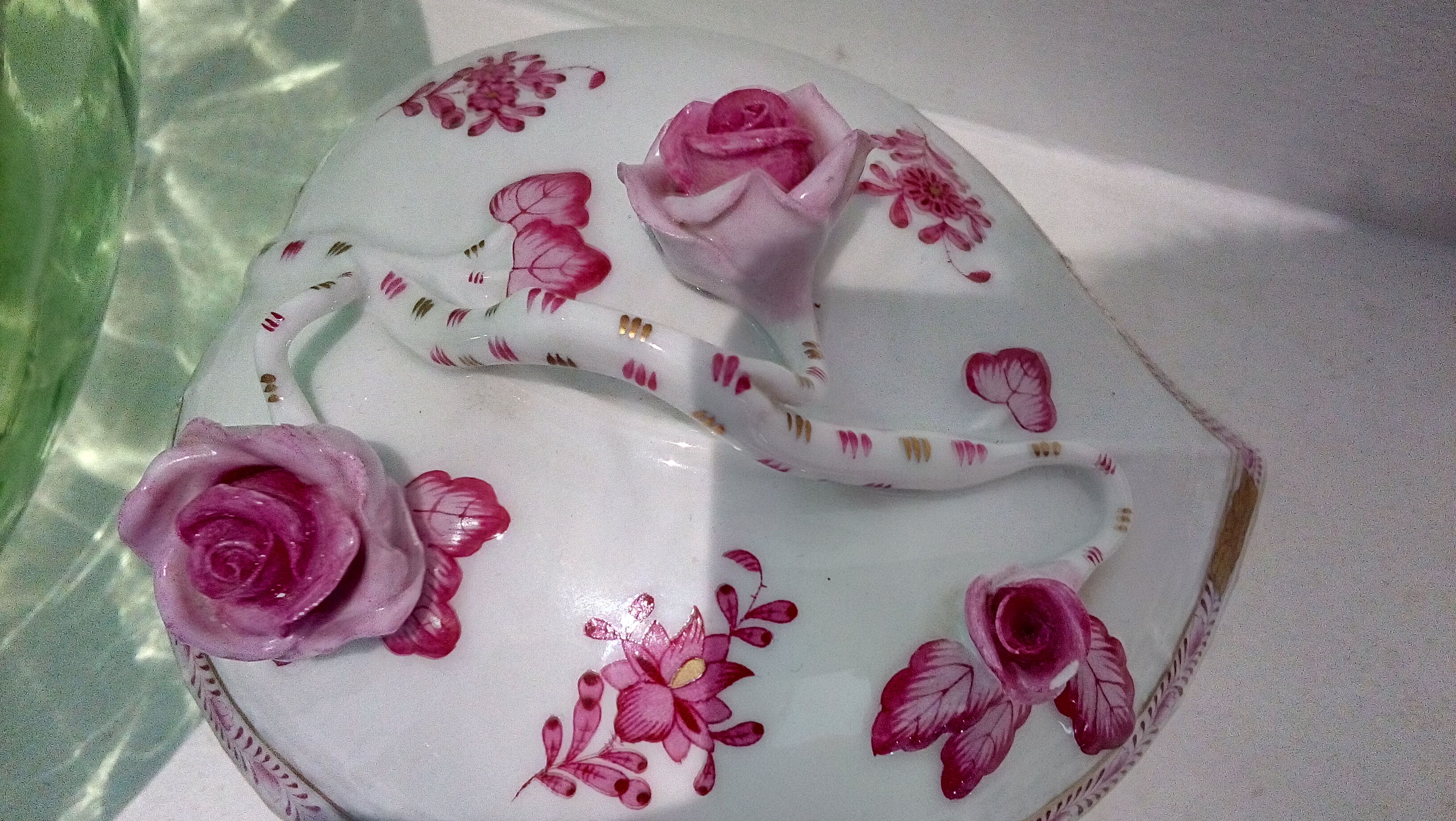 Herend porcelain jewelry box