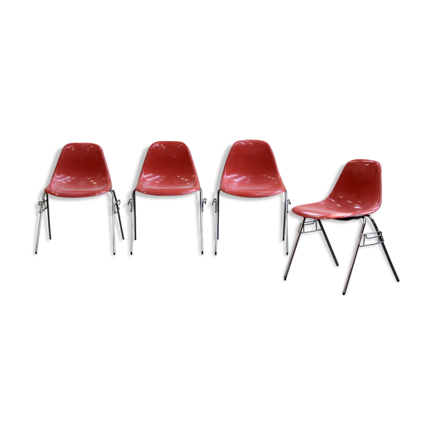 Set of 4 chairs  Eames -  La Fonda