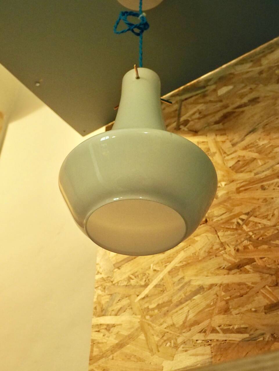 JOY white opaline pendant light