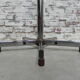 Vintage chrome standing coat rack