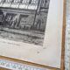 Gravure Vintage Dijon, la maison des Cariatides. 1881