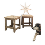 Grand tabouret en bois