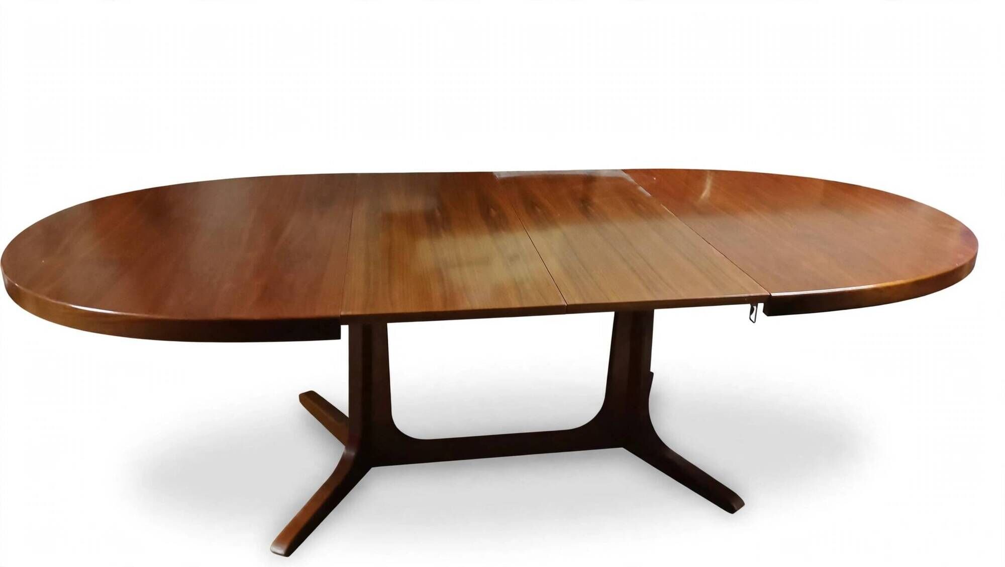 Table à manger ovale vintage 6 personnes, années 70s