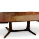 Table à manger ovale vintage 6 personnes, années 70s