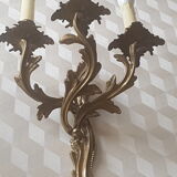 Art Deco brass wall sconces