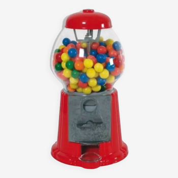 Metal and glass candy dispenser