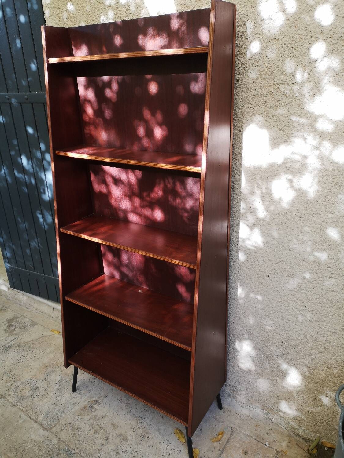 70s bookcase shelf