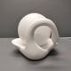Ceramic swan lamp - Delfts Wit - 70s/80s - Netherlands