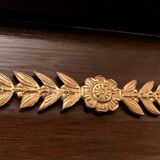 Empire mahogany library showcase