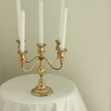 Golden 5-arm candlestick