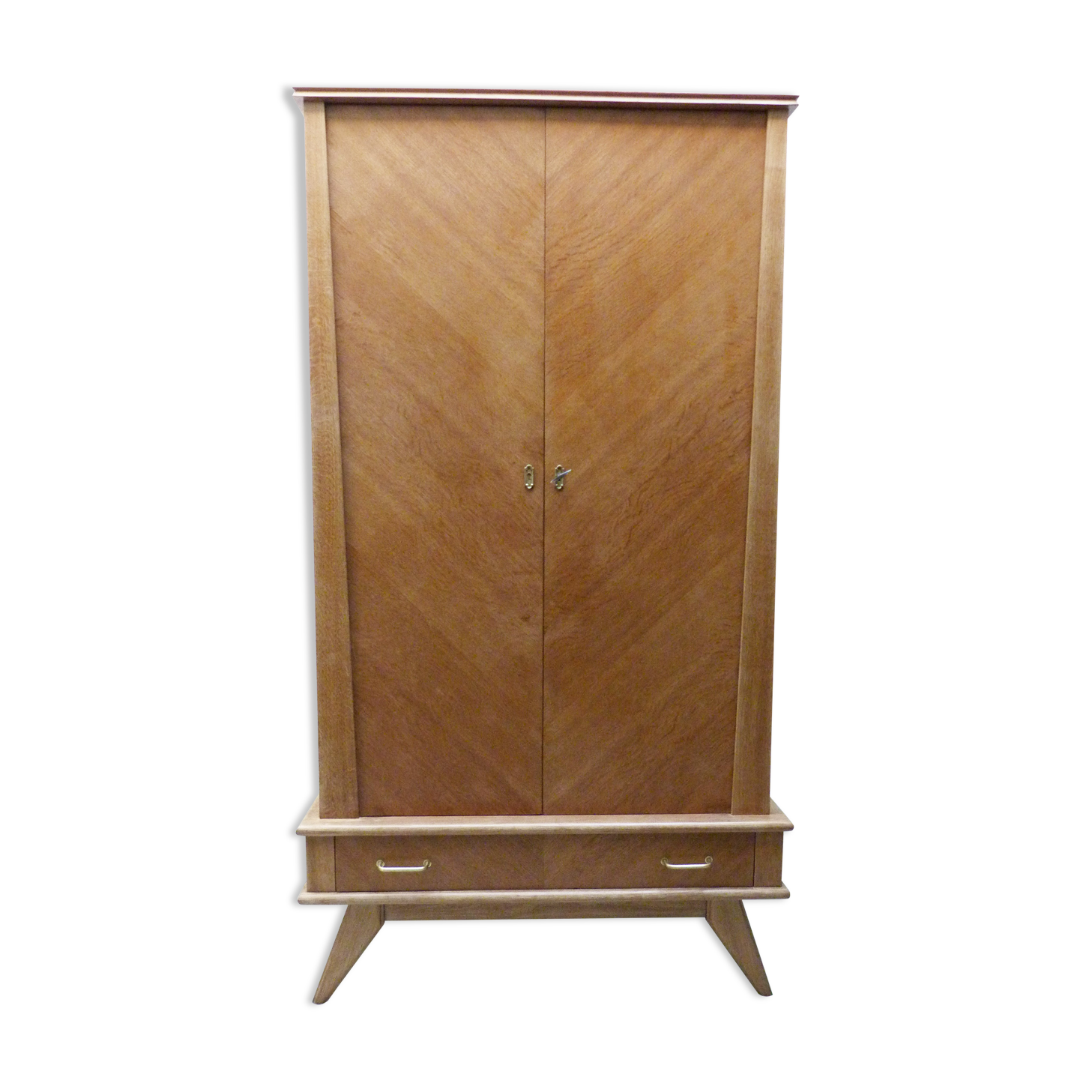 Vintage compass feet cabinet