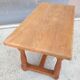 Coffee table with balusters in the manner of farmhouse tables