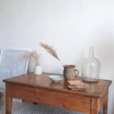 Old-spirited coffee table farm table