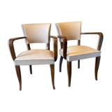Pair of bridge chairs 60